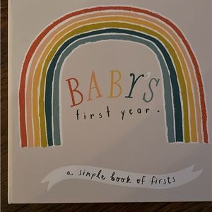 NWOT Baby’s First Year  at simple book of first